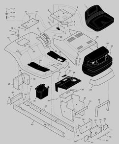 Part Location Diagram of F-020766L Murray Instruction Book & Parts List